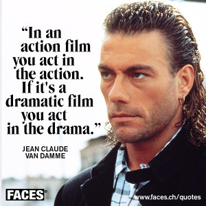 Jean Claude Van Damme – Act in the Action