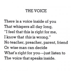 love. Shel Silverstein
