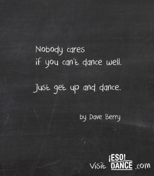 ESO dance qoutes - Get up and dance