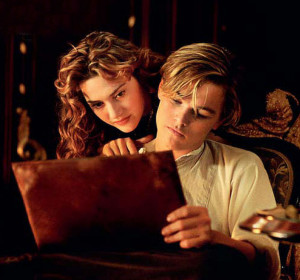 Kate Winslet y Leonardo DiCaprio en “Titanic”, 1997