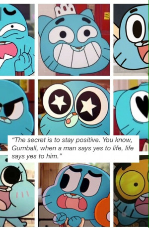 beautiful, blue, cartoon, cute, gumball, life, quotes, sayings ...