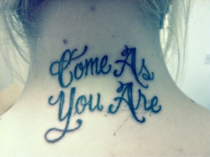 nirvana tattoo come as you are