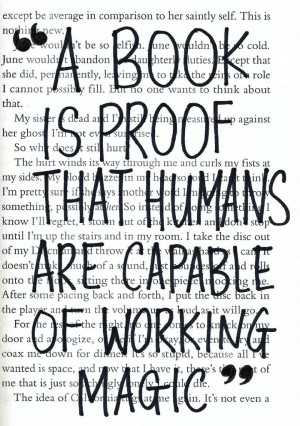 book is proof that humans are capable of working magic.