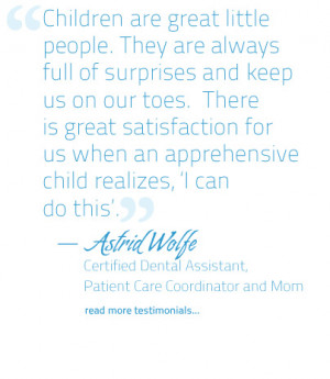 ... quote, Certified Dental Assistant, Cipes Pediatric Dentistry, Hartford