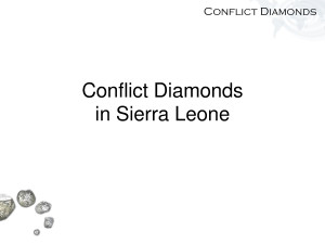 Conflict Diamonds in Sierra Leone by eqp14769