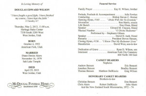 Funeral Recording and Program