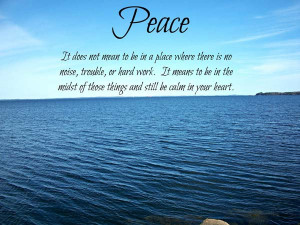 Quotes About Peace Of Heart