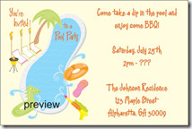 party birthday invitation sayings and free online birthday pool party