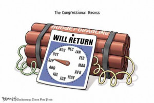 Congress and Debt Ceiling Cartoon - Copyright © 2013 Universal Press ...