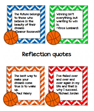 Included in the pack is a series of reflective quotes that students ...