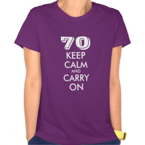 70th Birthday t shirt for women | Customizable age