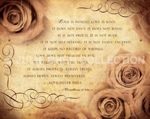 the greatest of these is LOVE.