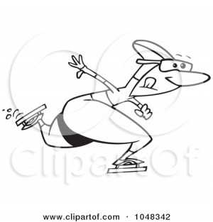 Speed Skating Clipart