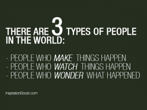 There are three types of people in the world: