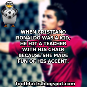 An Interesting Fact About Cristiano Ronaldo