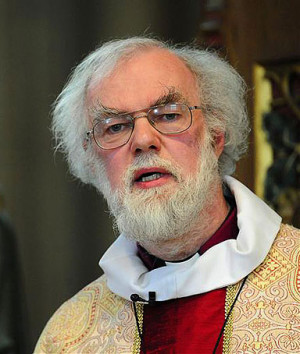 Rowan Williams, the Archbishop of Canterbury, responding to physicist ...