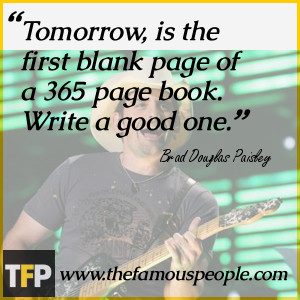 Brad Paisley Song Quotes