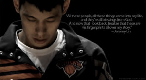 Thread: Jeremy Lin Quote: All these things...