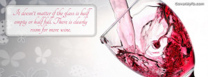Glass of Wine Facebook Cover