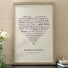 ... juice poems canvas art wedding vows personalized canvas beginnings