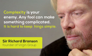 Richard Branson Quote Complexity