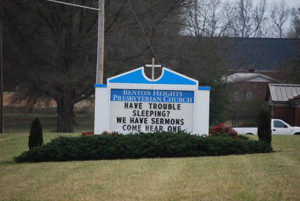 11 Funny Church Signs