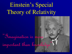 Einstein's Special Theory of Relativity