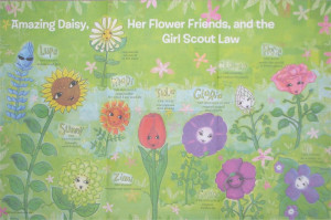 girl scout daisy flower garden