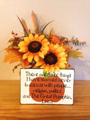 Charlie Brown Thanksgiving Quote by HandleWithLuv on Etsy, $15.00