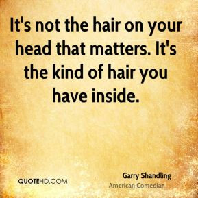 garry shandling garry shandling its not the hair on your head that jpg
