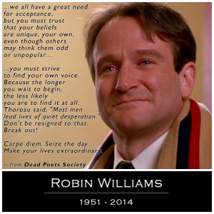 Robin, thanks for the laughs & the memories. You will be missed.