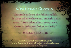 Gratitude Inspirational Quotes