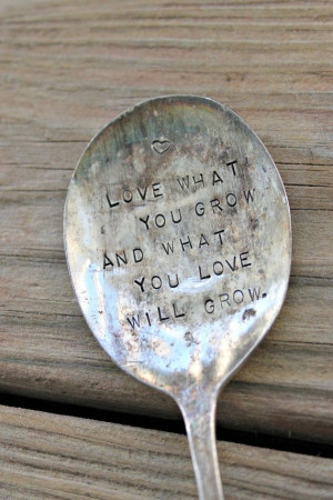 Garden Quote Marker by LazyLightningArt on Etsy