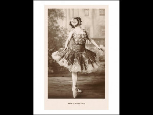 Anna Pavlova in Ballet Pose