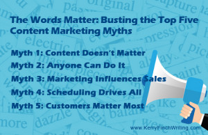 Busting the Top Five Content Marketing Myths -