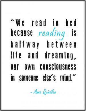 Literary quote typography print books reading unique birthday gift ...