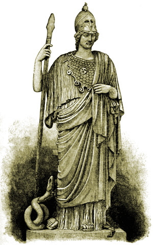 The city of Athens is named after Athena goddess of wisdom, war ...