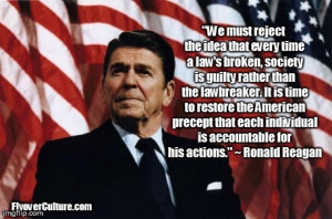President Ronald Reagan: Personal Responsibility