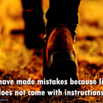 have made mistakes i have made mistakes because life does not come ...