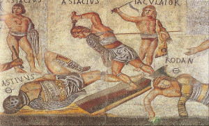 famous roman gladiators famous roman gladiators this roman mosaic ...