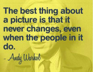 Andy Warhol Quote.