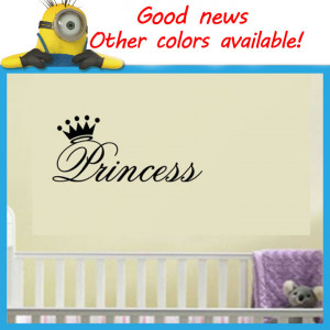 Crown-Wall-Quote-Decals-Removable-Stickers-Decor-Kids-Nursery-Art-Wall ...