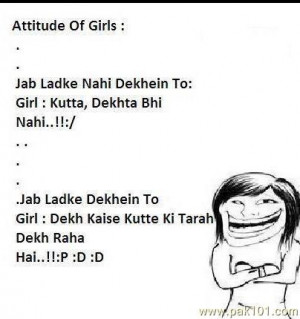 funny girls attitude