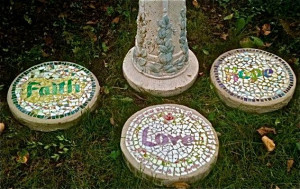 Custom Order Inspirational Words and Quotes Mosaic Stepping Stones
