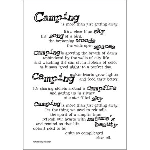 Camping Is More Than Just Getting Away It’s A Clear Blue Sky, The ...