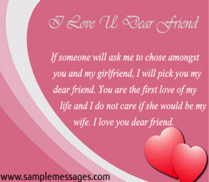 Love You Dear Friend...