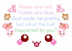 gif cute anime kawaii animated pastel insult pixels pixel quotes