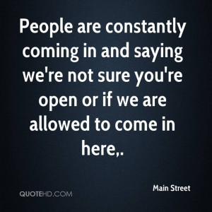 Main Street Quotes | QuoteHD