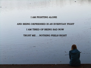 Quotes About Depression HD Wallpaper 9