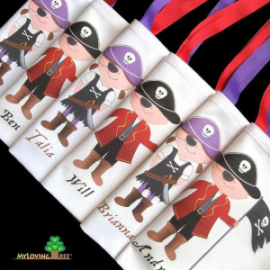 Personalized pirate party pirate themed party sea captain pirates ...